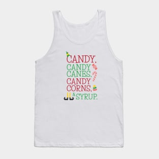 Candy Canes Christmas Movie Quote Tank Top